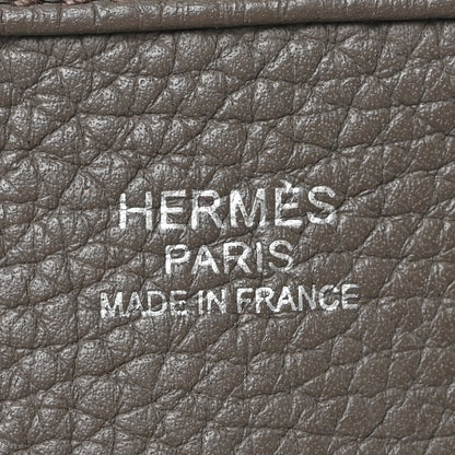 Hermes Taurillon Clemence Evelyne III PM Etain 6 of 11