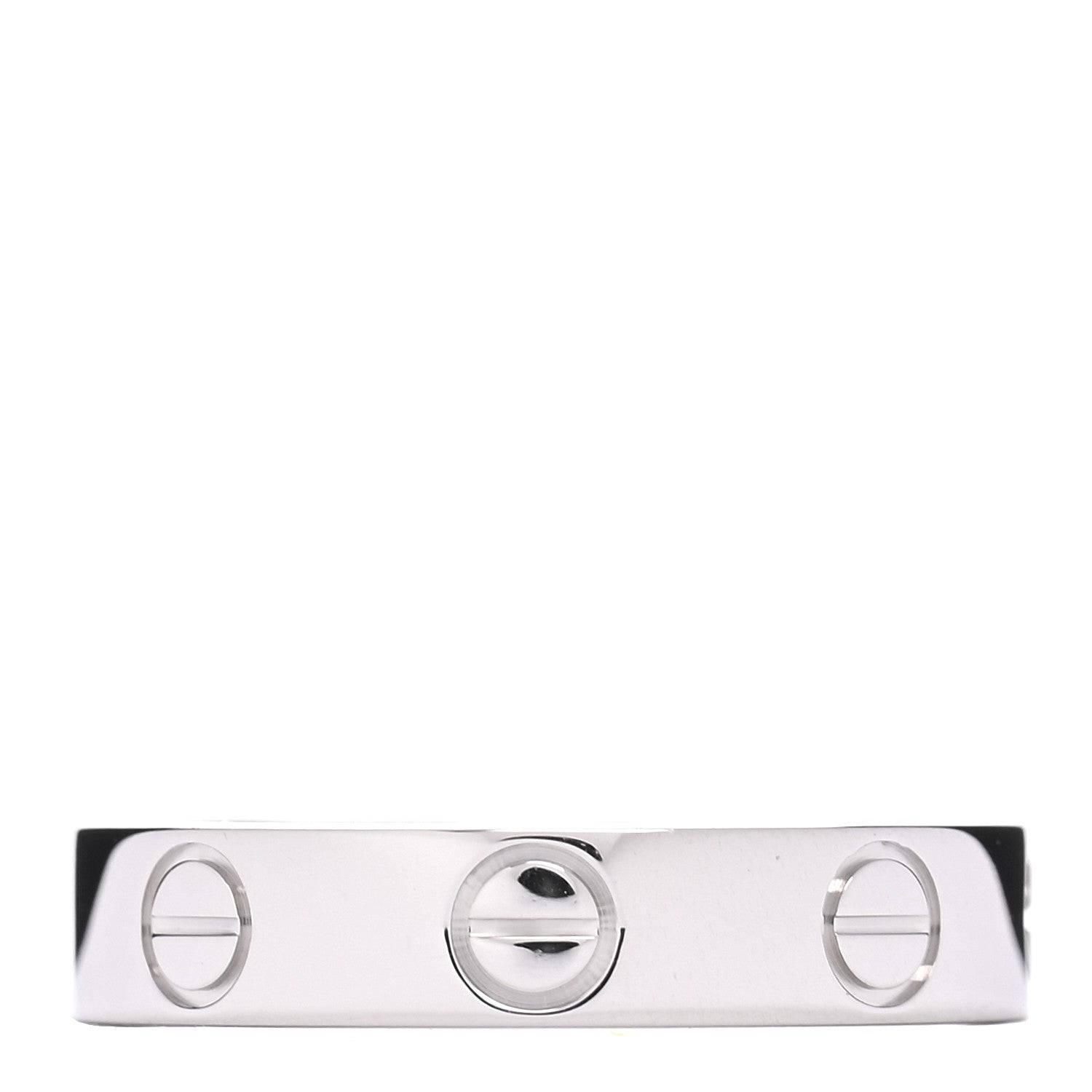 Cartier Platinum 3.5mm LOVE Wedding Band Ring 47 4 1 of 4