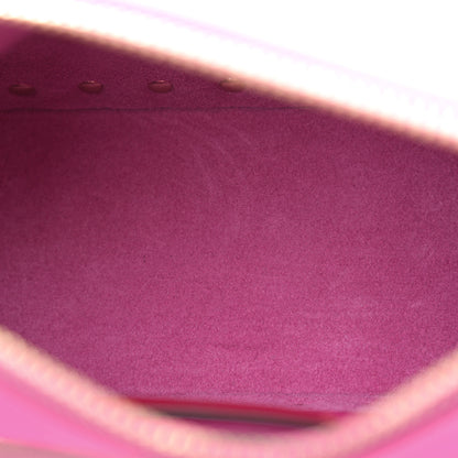 Valentino Garavani Pebbled Calfskin Small Rockstud Flip Lock Shoulder Bag Pink PP 5 of 9