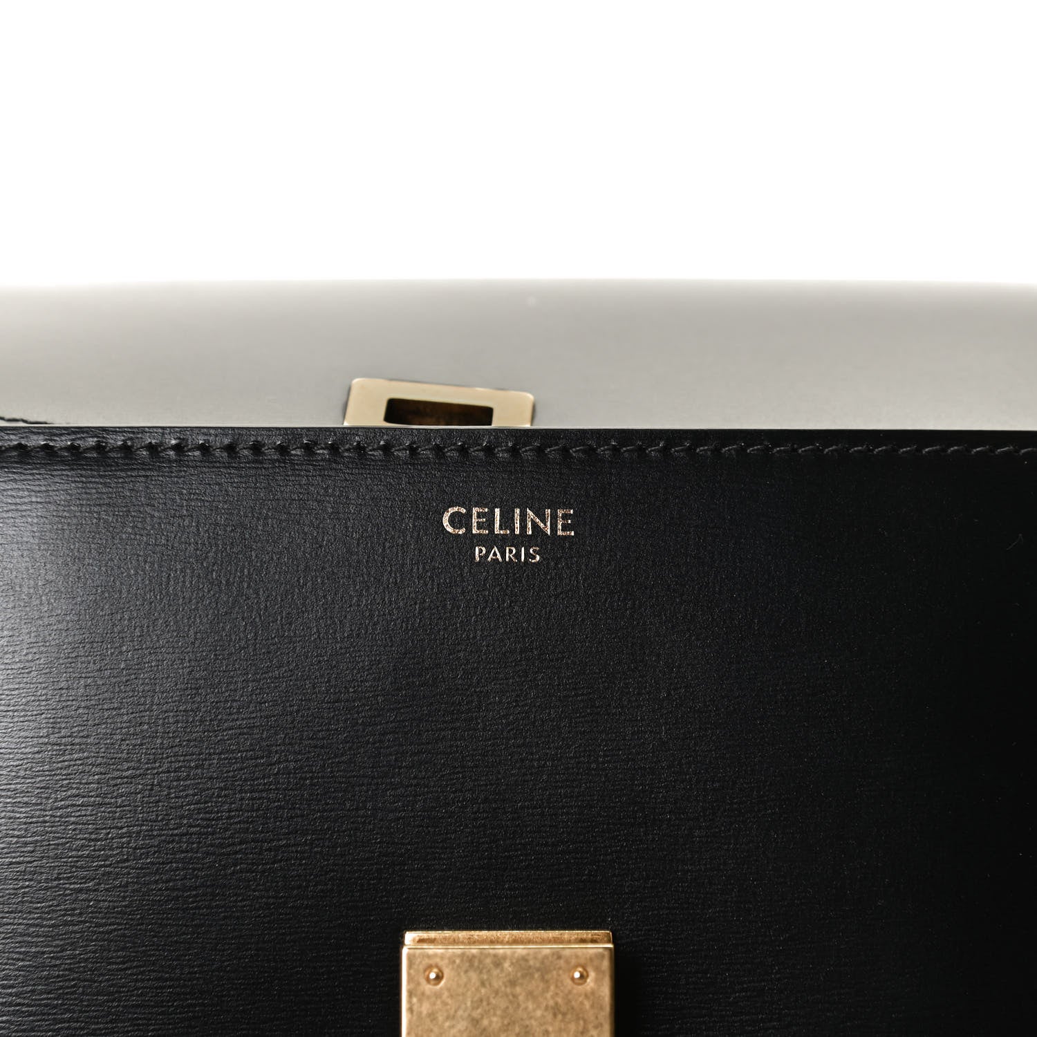 Celine Box Calfskin Small Classic Box Flap Bag Black 6 of 14