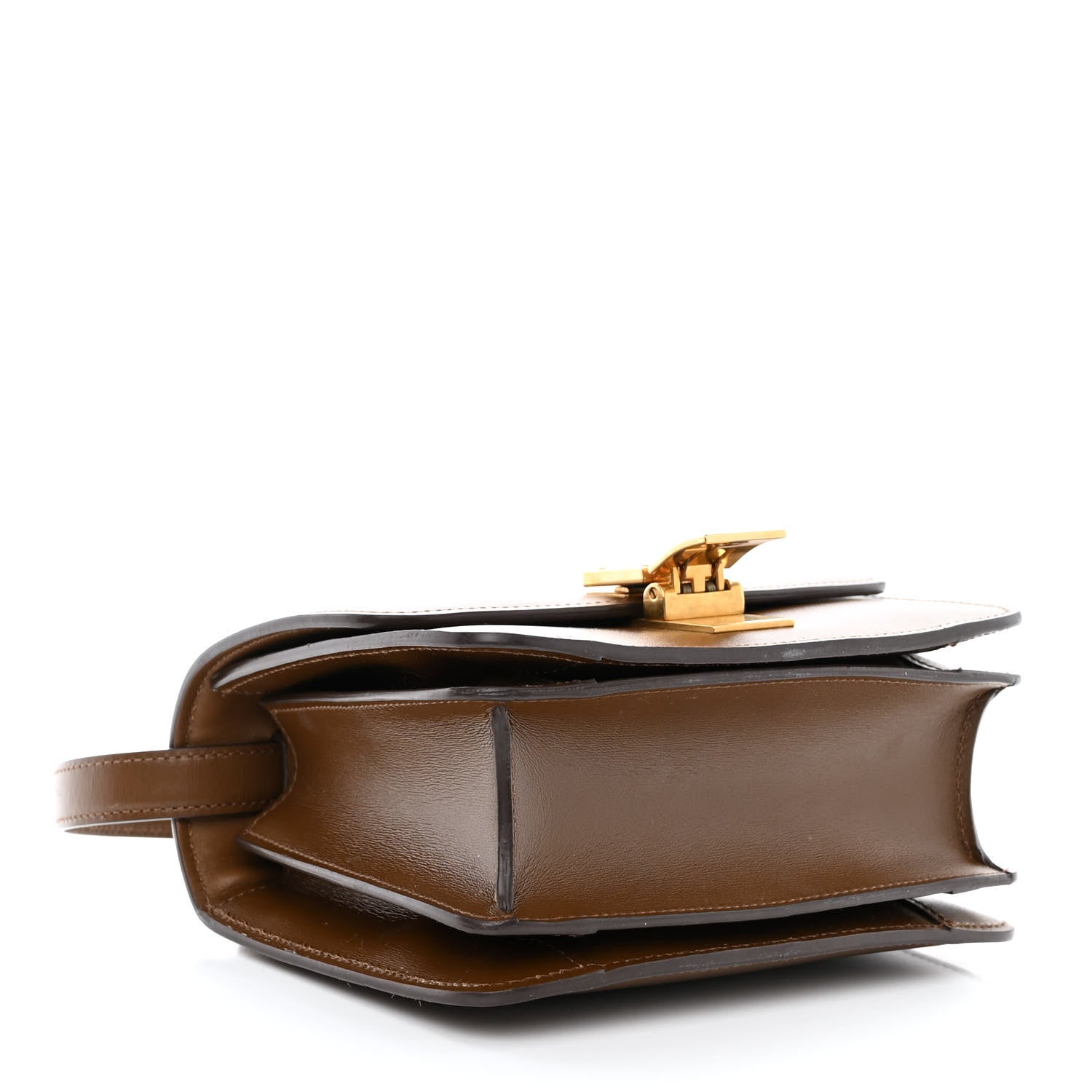 Celine Smooth Calfskin Small Classic Box Flap Bag Camel 4 of 11