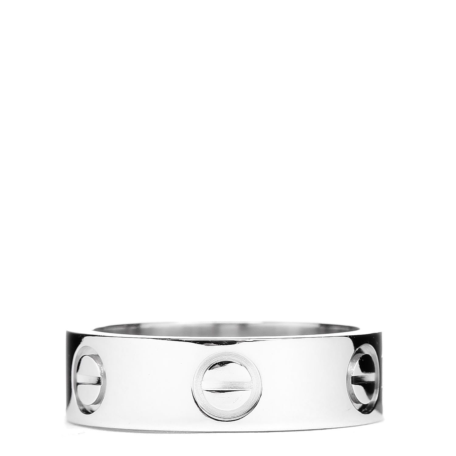 Cartier Platinum 5.5mm LOVE Ring 50 5.25 3 of 7