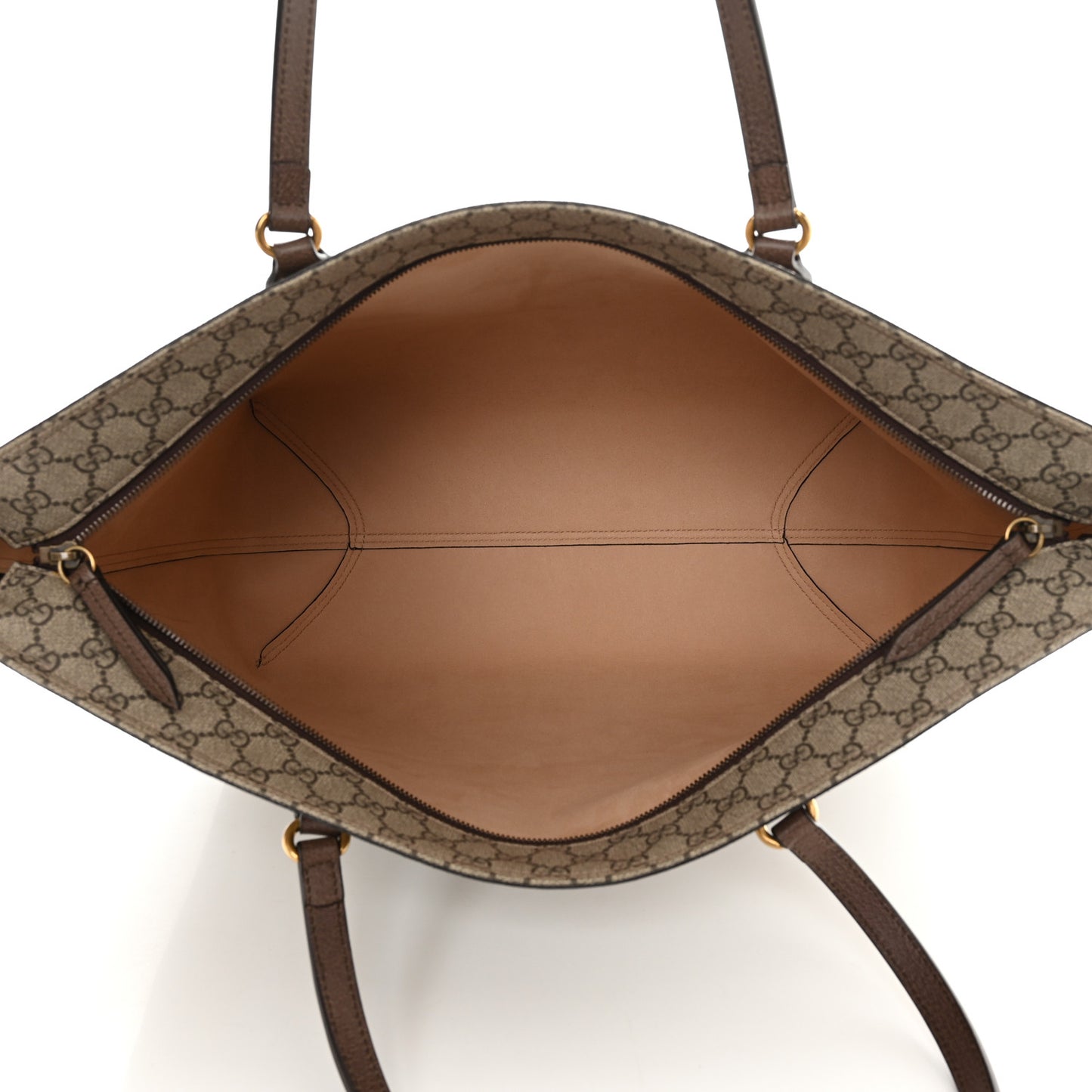 GG Supreme Monogram Medium Ophidia Shopping Tote Ebony