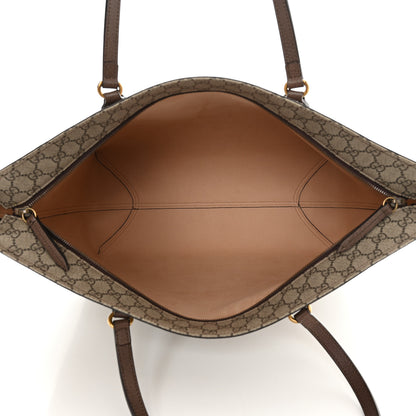 Gucci GG Supreme Monogram Medium Ophidia Shopping Tote Ebony 4 of 9