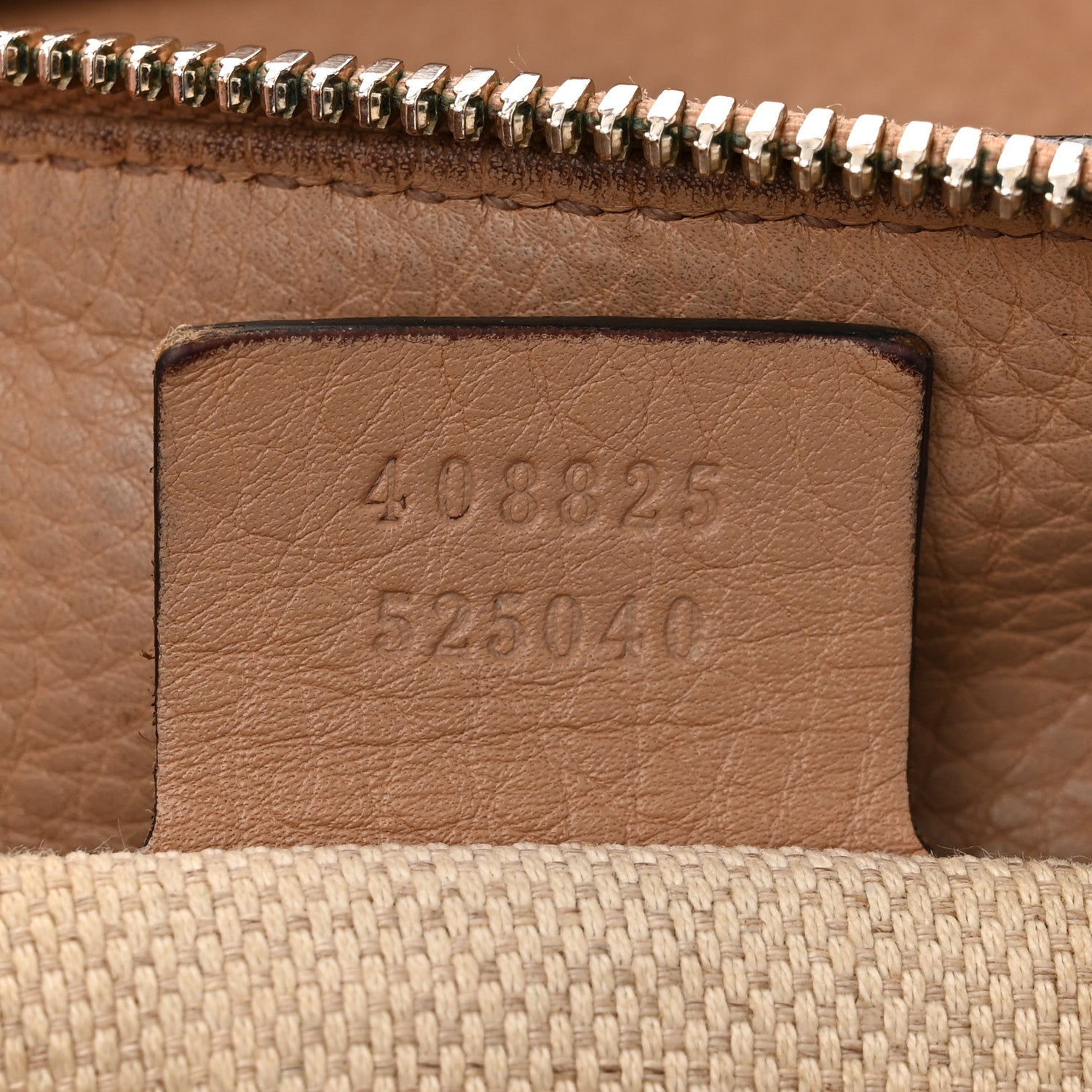 Gucci Pebbled Calfskin Large Soho Hobo Camelia 7 of 15