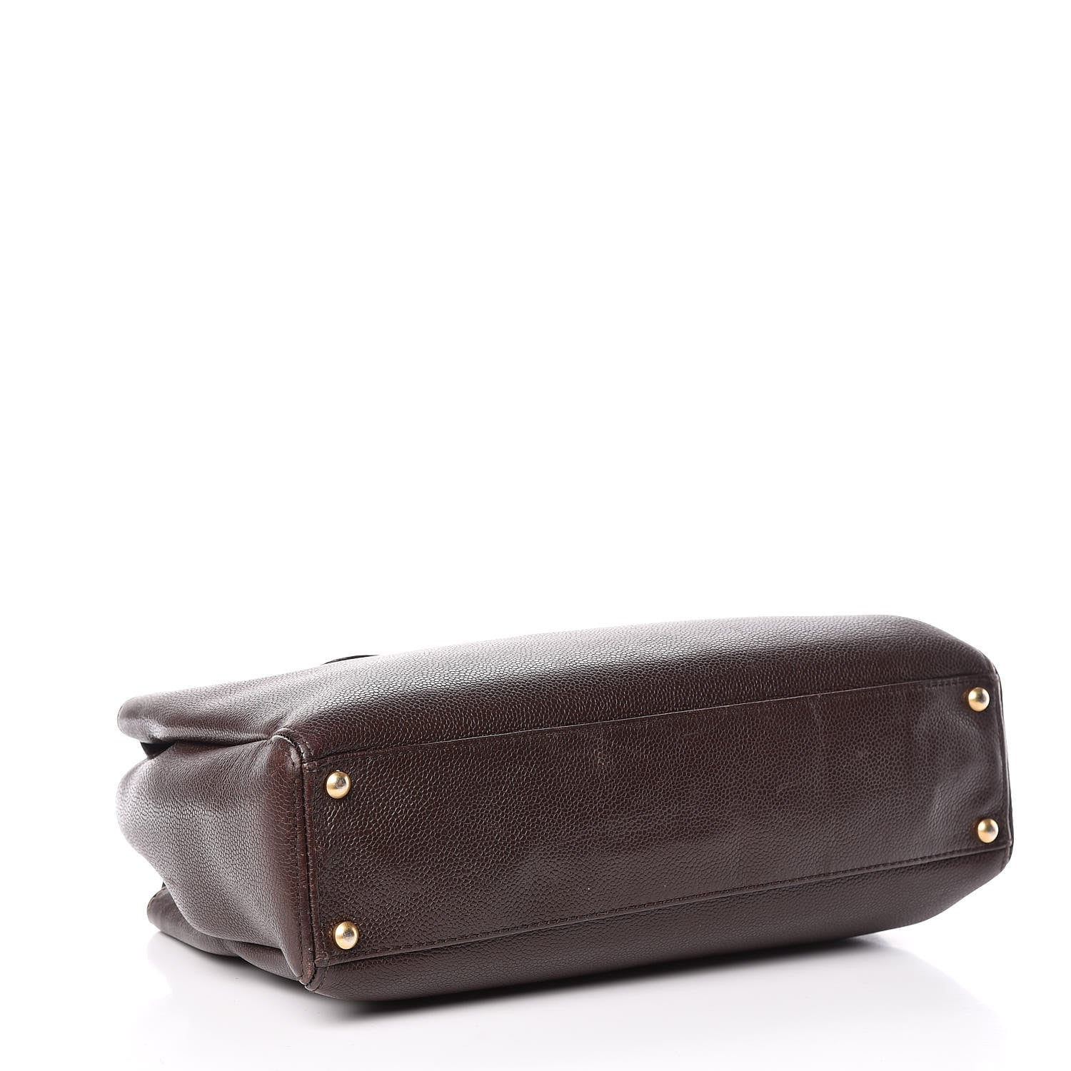 Chanel Caviar Small Tote Brown 4 of 21