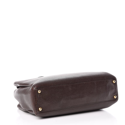 Chanel Caviar Small Tote Brown 4 of 21