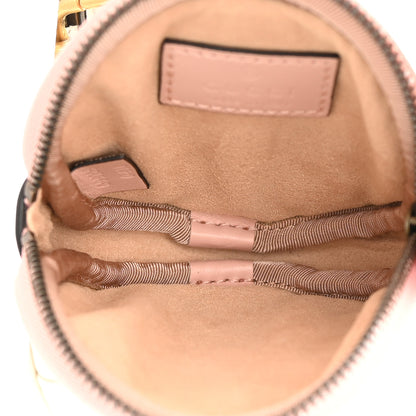 Gucci Calfskin Matelasse GG Marmont Mini Bag Coin Purse Mystic White Perfect Pink 7 of 13