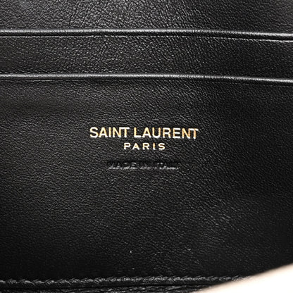Saint Laurent Grain De Poudre Matelasse Monogram Mini Lou Camera Bag Crema Soft 6 of 11