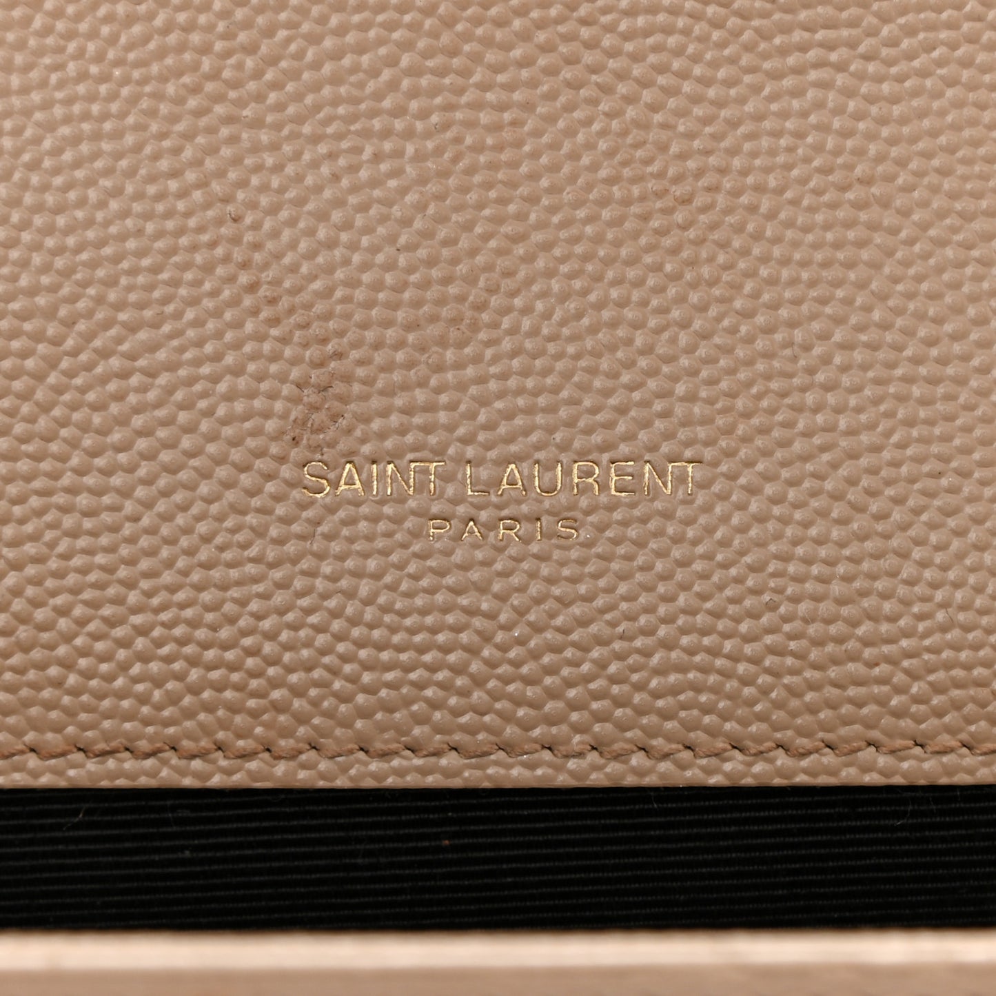 Grain De Poudre Medium Monogram Kate Satchel Dark Beige