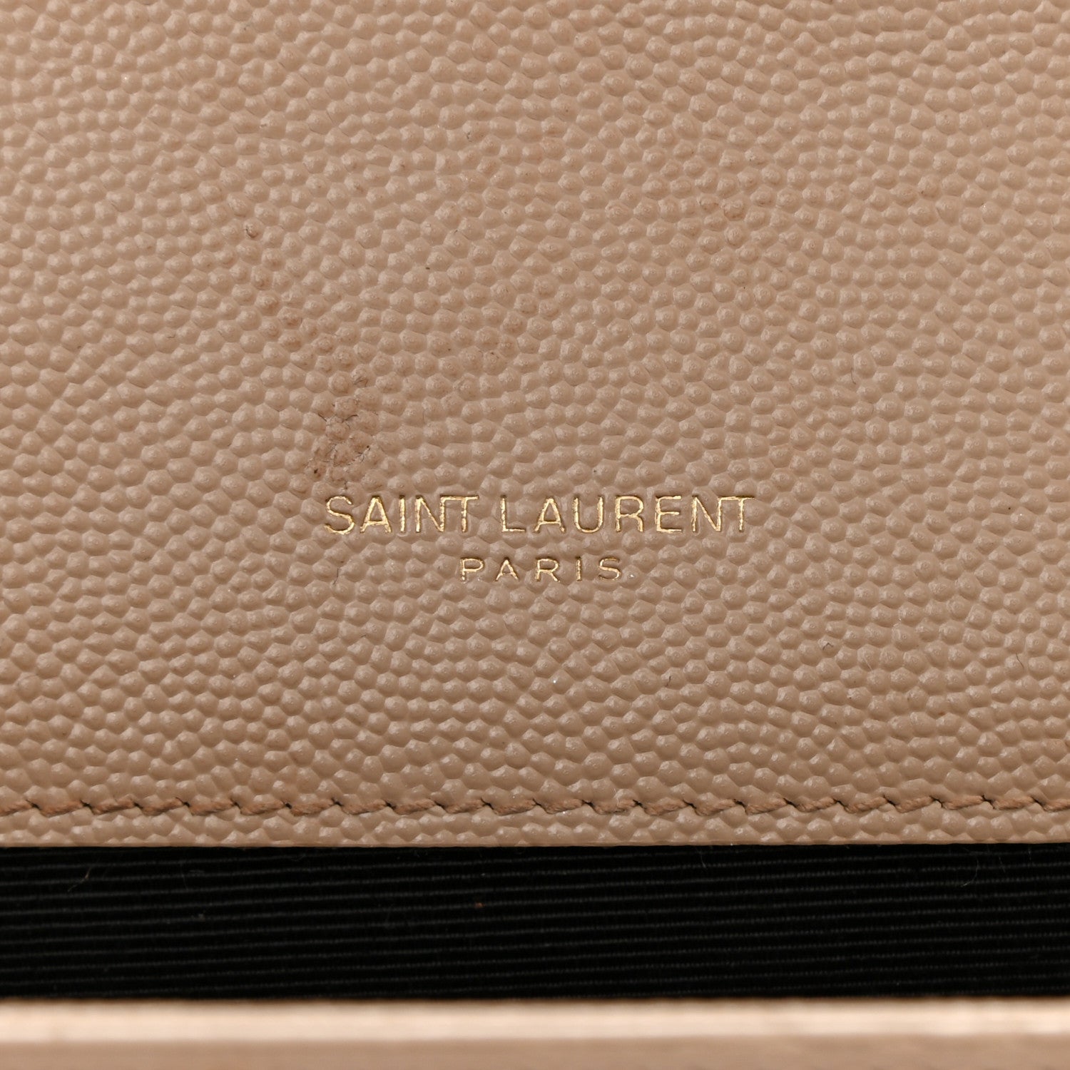 Saint Laurent Grain De Poudre Medium Monogram Kate Satchel Dark Beige 6 of 12