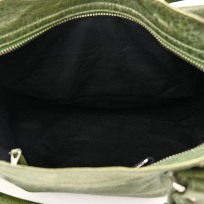 Balenciaga Agneau Giant 21 Silver Hardware City Vert Thyme 6 of 14