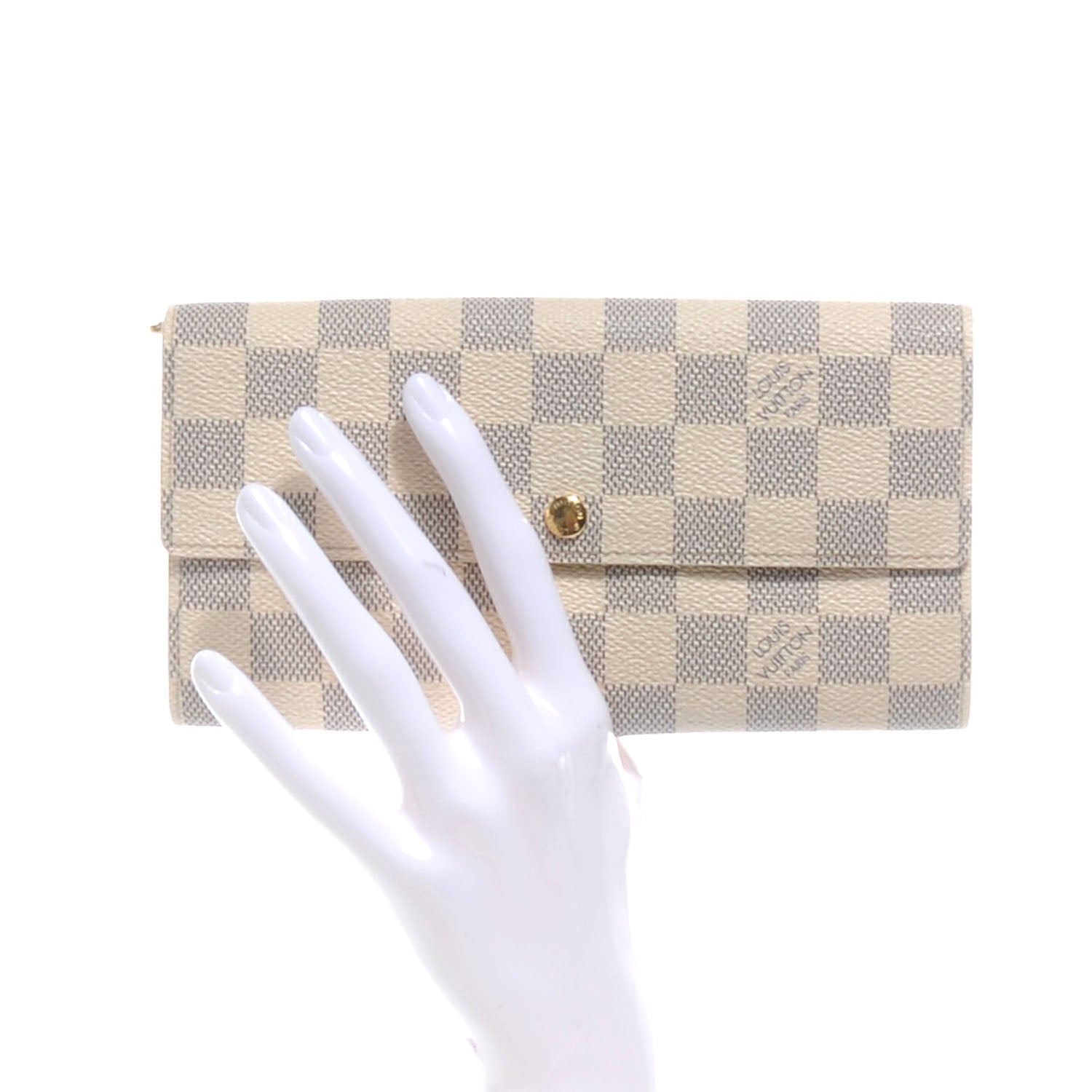 Louis Vuitton Damier Azur Sarah Wallet 2 of 8