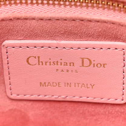 Christian Dior Lambskin Cannage Mini Lady Dior Melacoton 6 of 21