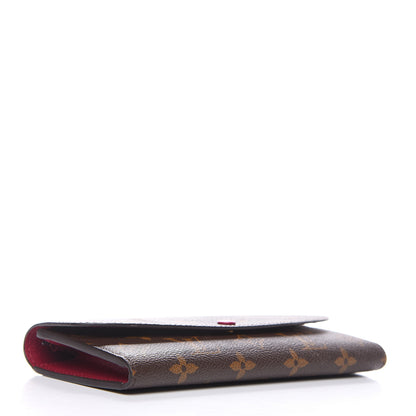 Louis Vuitton Monogram Emilie Wallet Fuchsia 4 of 7