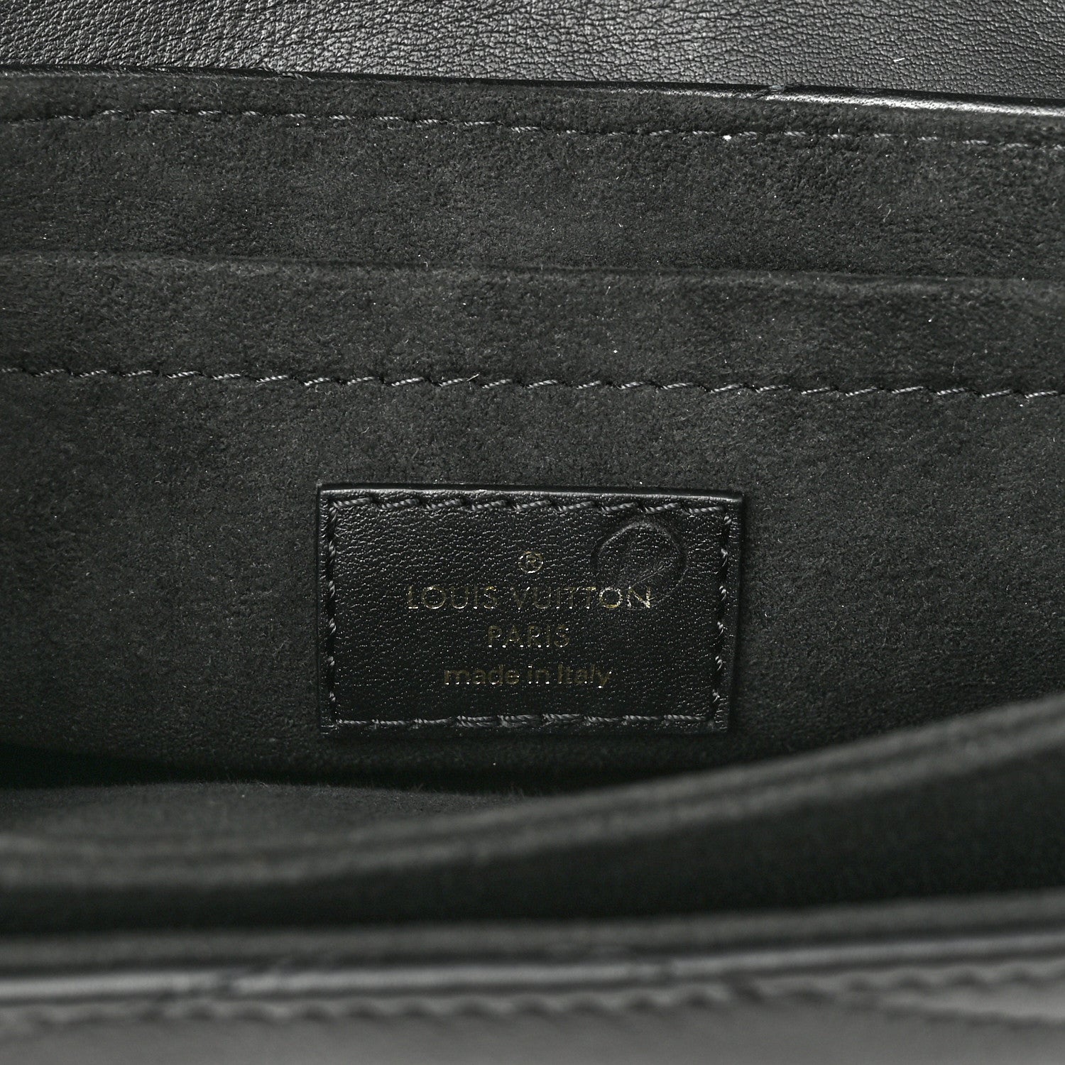 Louis Vuitton Calfskin LV New Wave Chain Bag Black 6 of 10