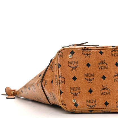 MCM Visetos Shoulder Bag Cognac 4 of 16