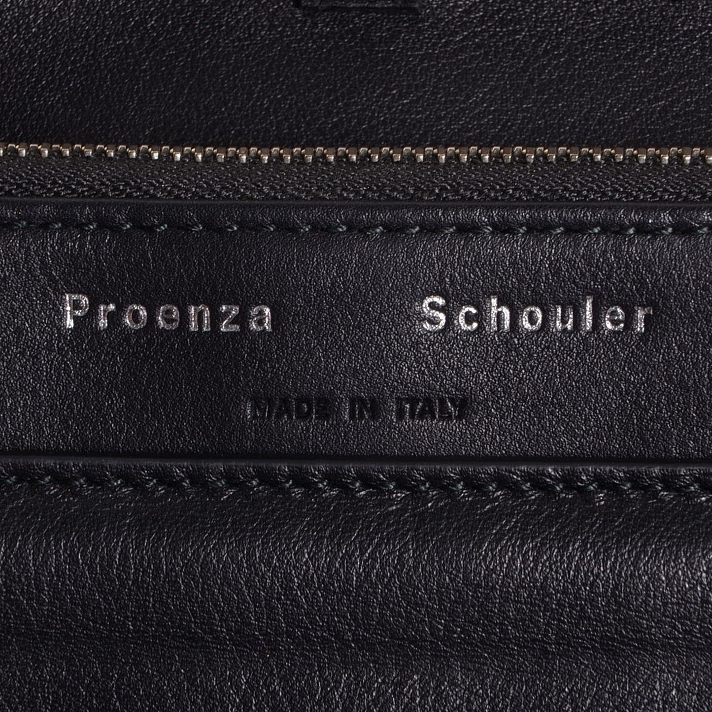Smooth Calfskin PS11 Chain Wallet Black