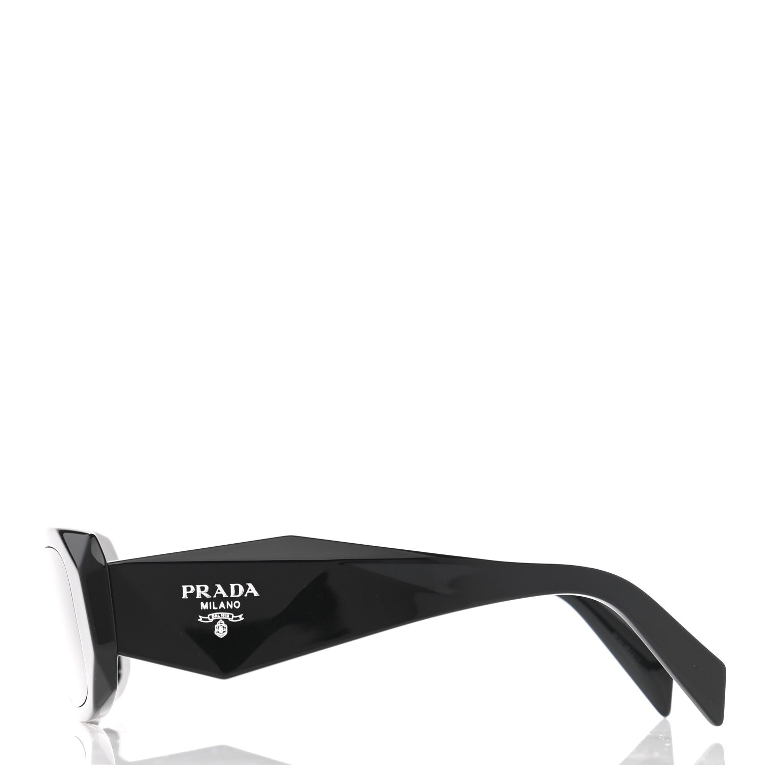 Prada Acetate Symbole Sunglasses SPR 17W Black 3 of 7