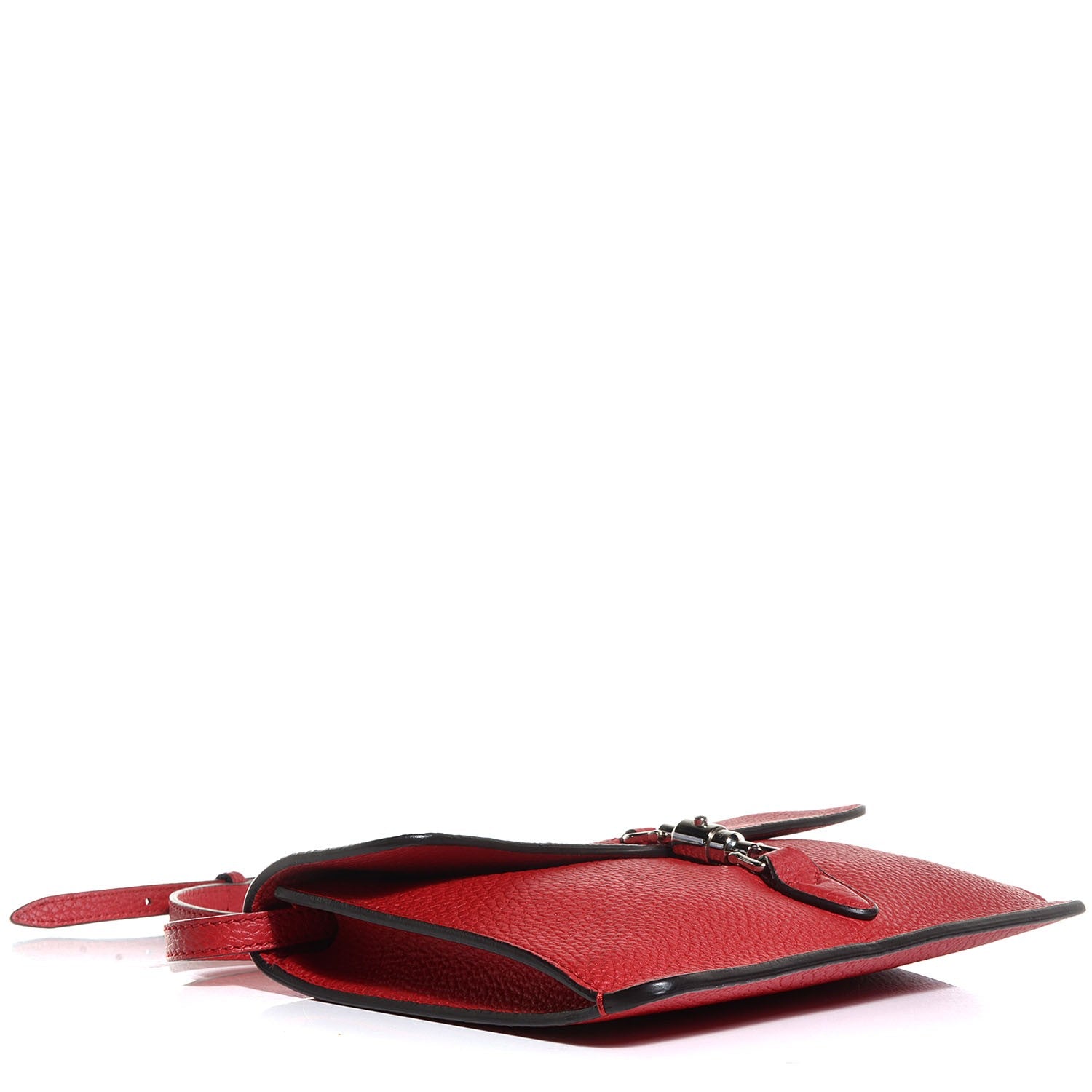 Gucci Grand Prix Calfskin Jackie Convertible Shoulder Bag Hibiscus Red 4 of 8