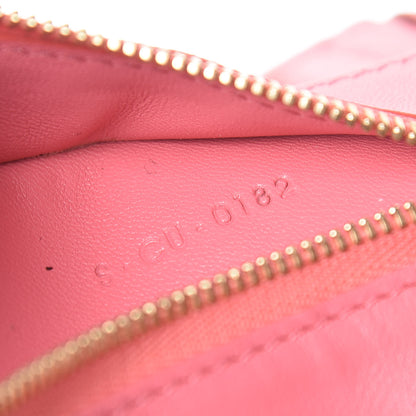 Celine Lambskin Horizontal Bi-Color Cabas Pink Rust 9 of 20