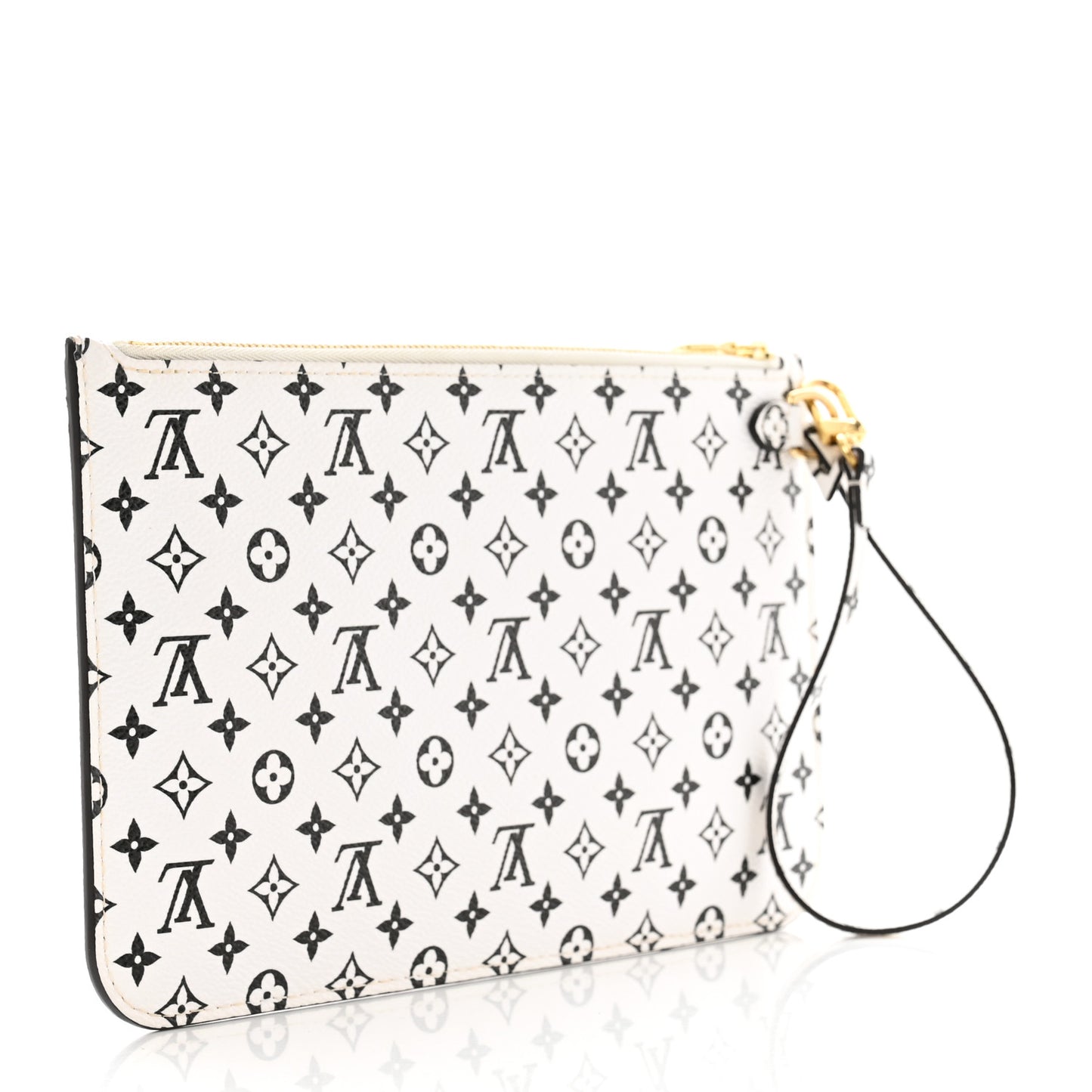Monogram Giant Neverfull MM GM Pochette White