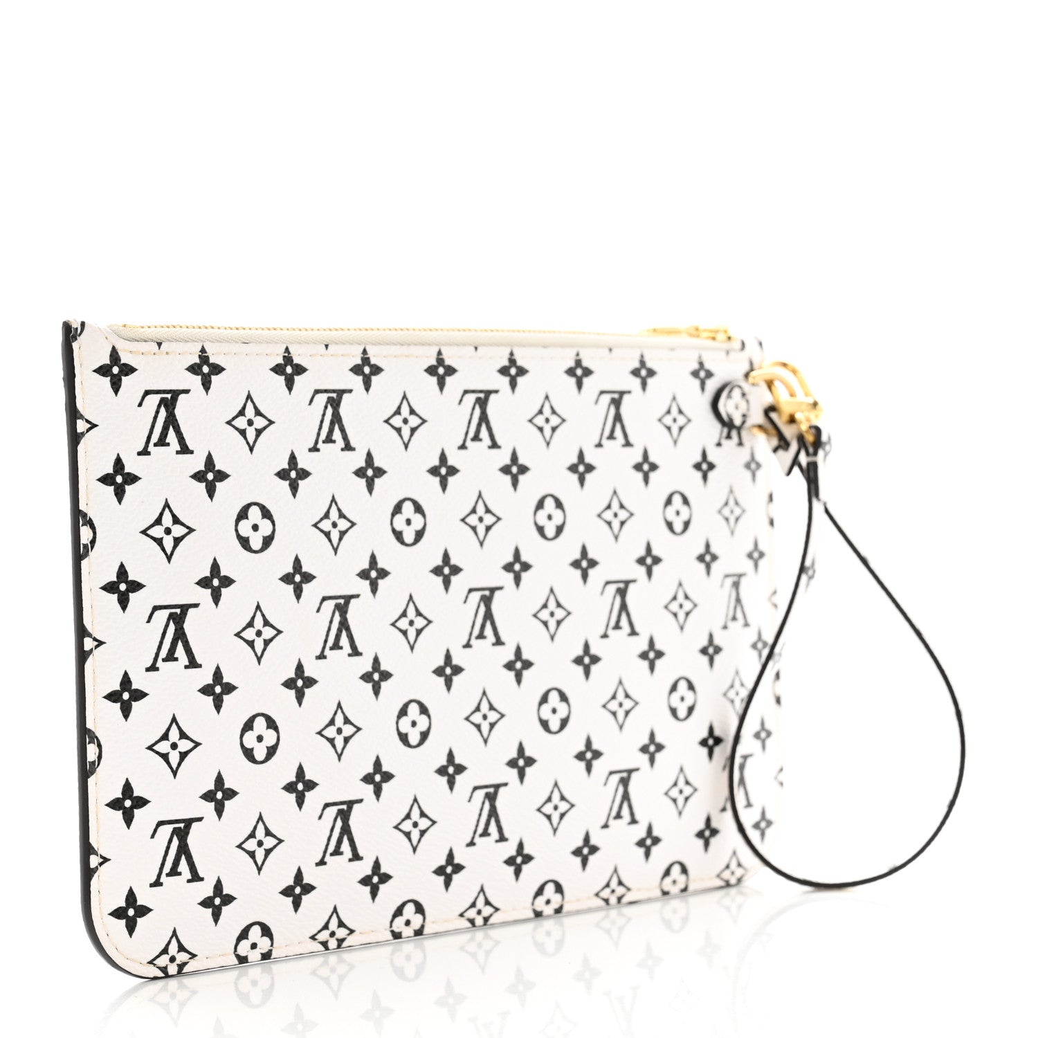 Louis Vuitton Monogram Giant Neverfull MM GM Pochette White 3 of 7