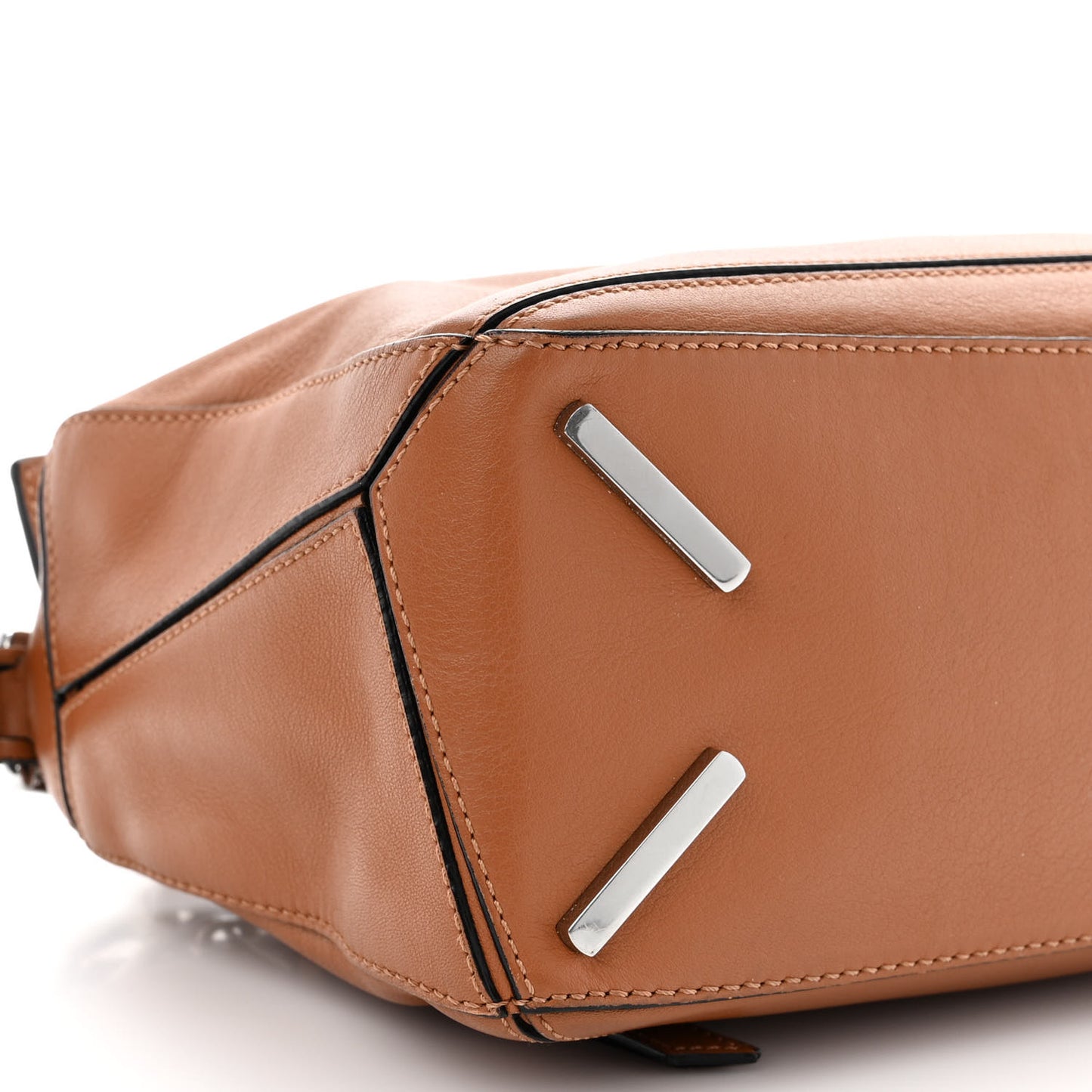 Calfskin Small Puzzle Bag Tan
