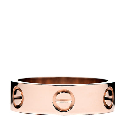 Cartier 18K Pink Gold 5.5mm LOVE Ring 53 6.25 2 of 5