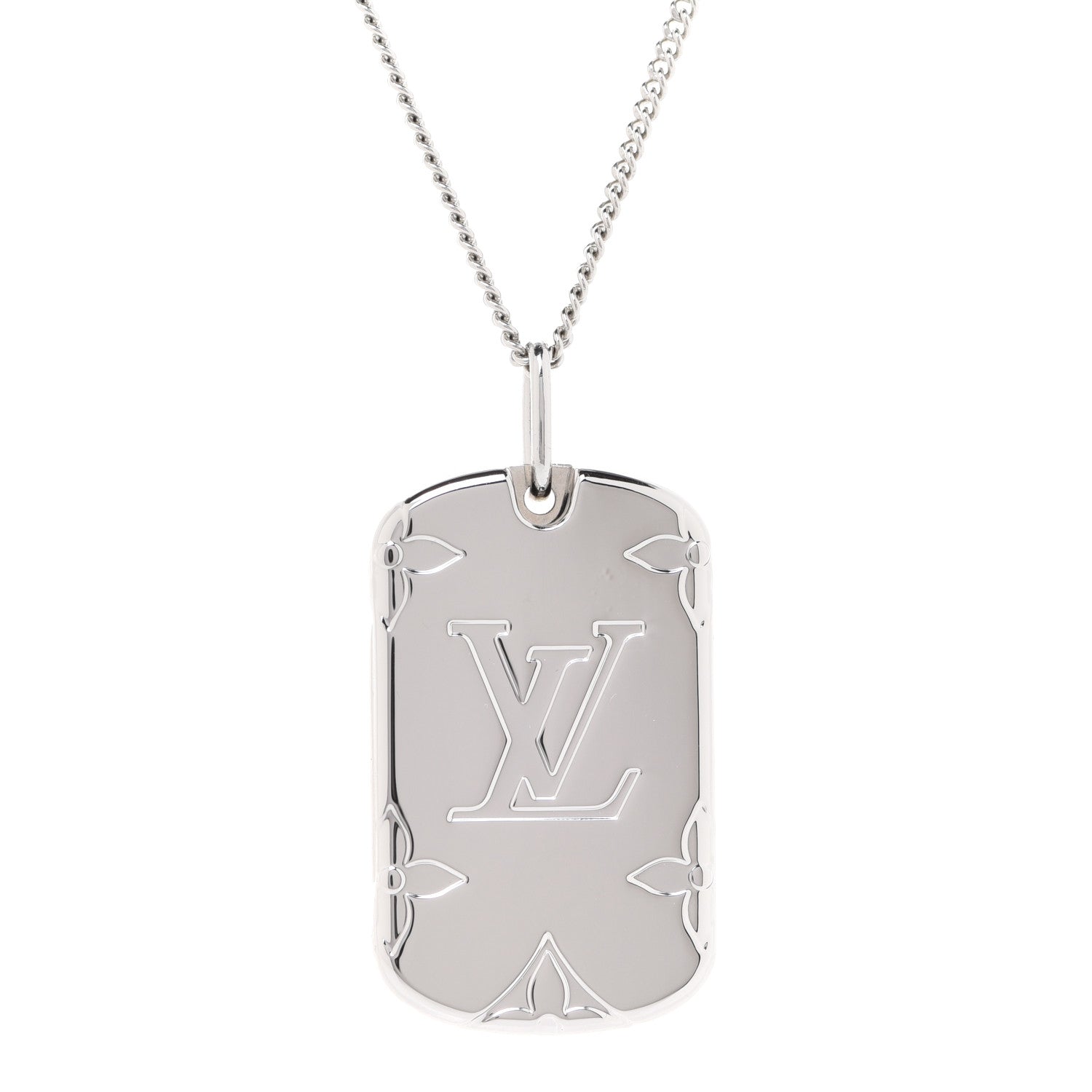 Louis Vuitton Monogram Locket Necklace 4 of 8