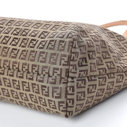 Fendi Zucchino Shopping Tote Beige 9 of 12