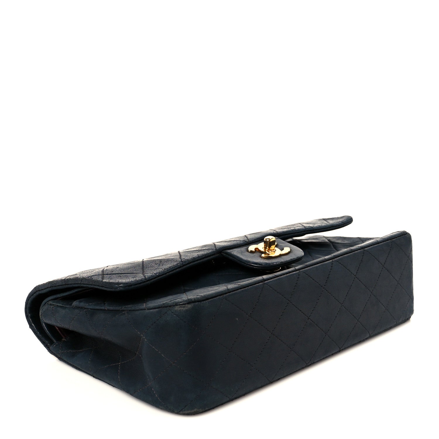 Chanel Lambskin Quilted Medium Double Flap Black 4 of 12