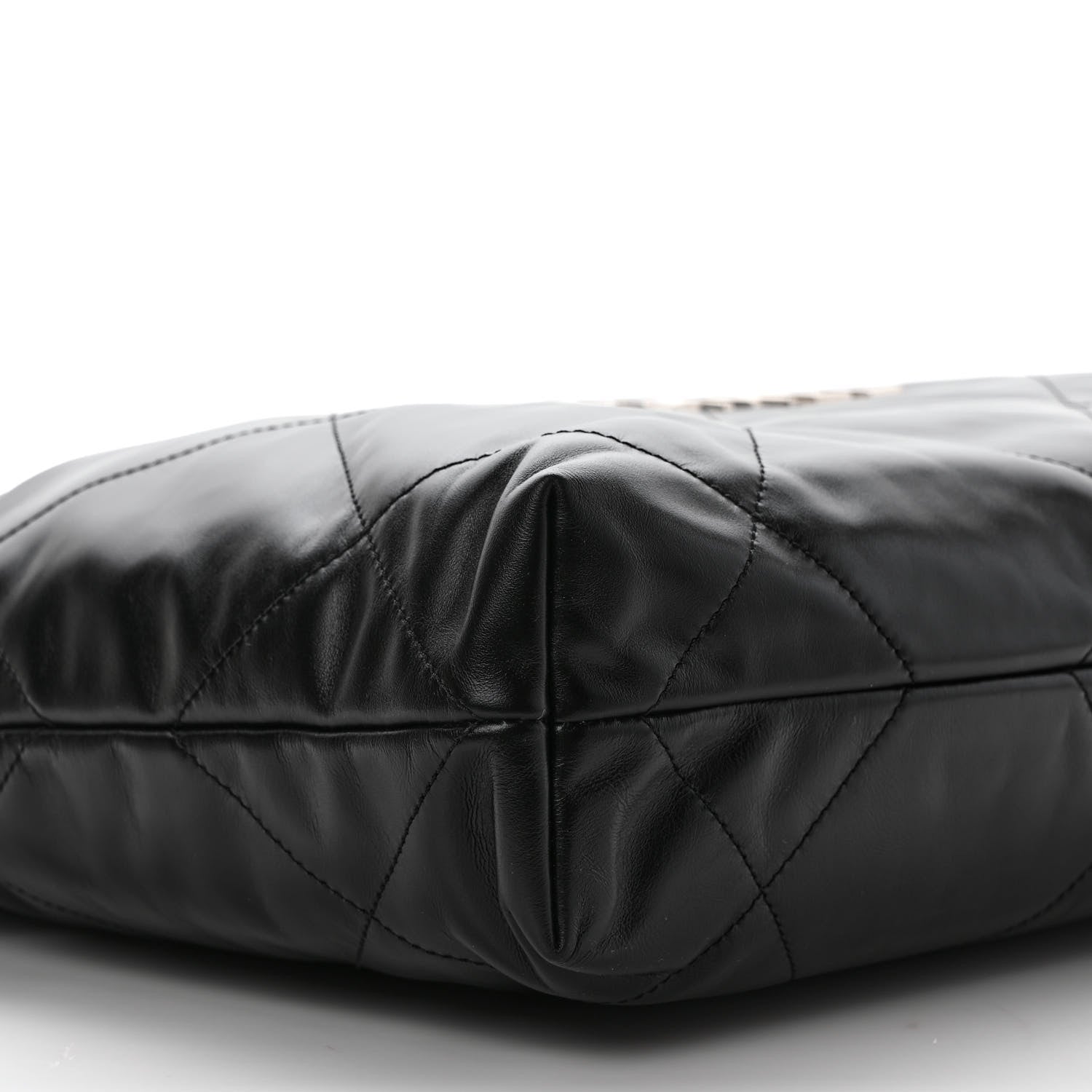 Chanel Shiny Calfskin Quilted Small Chanel 22 Black 8 of 9