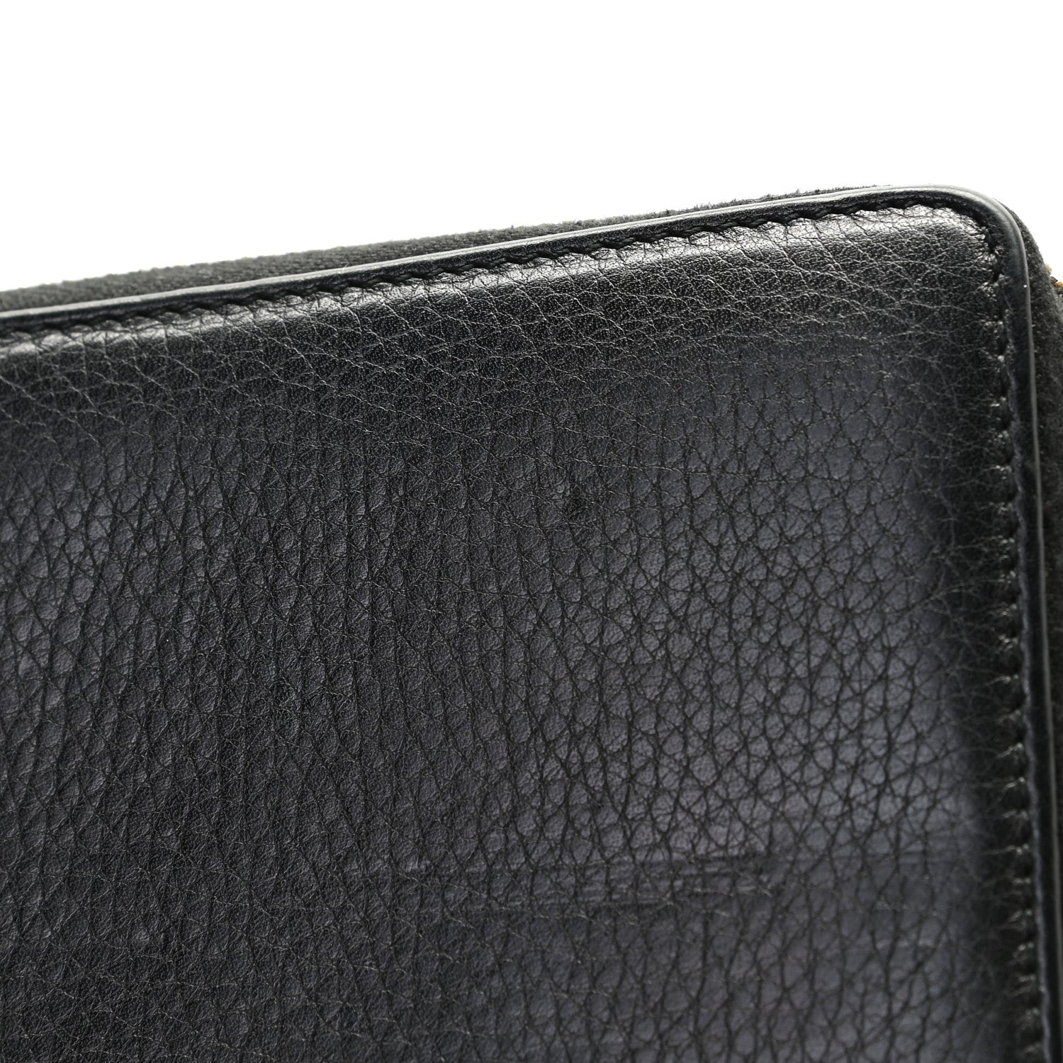 Gucci Pebbled Calfskin Soho Zip Around Wallet Black 10 of 10