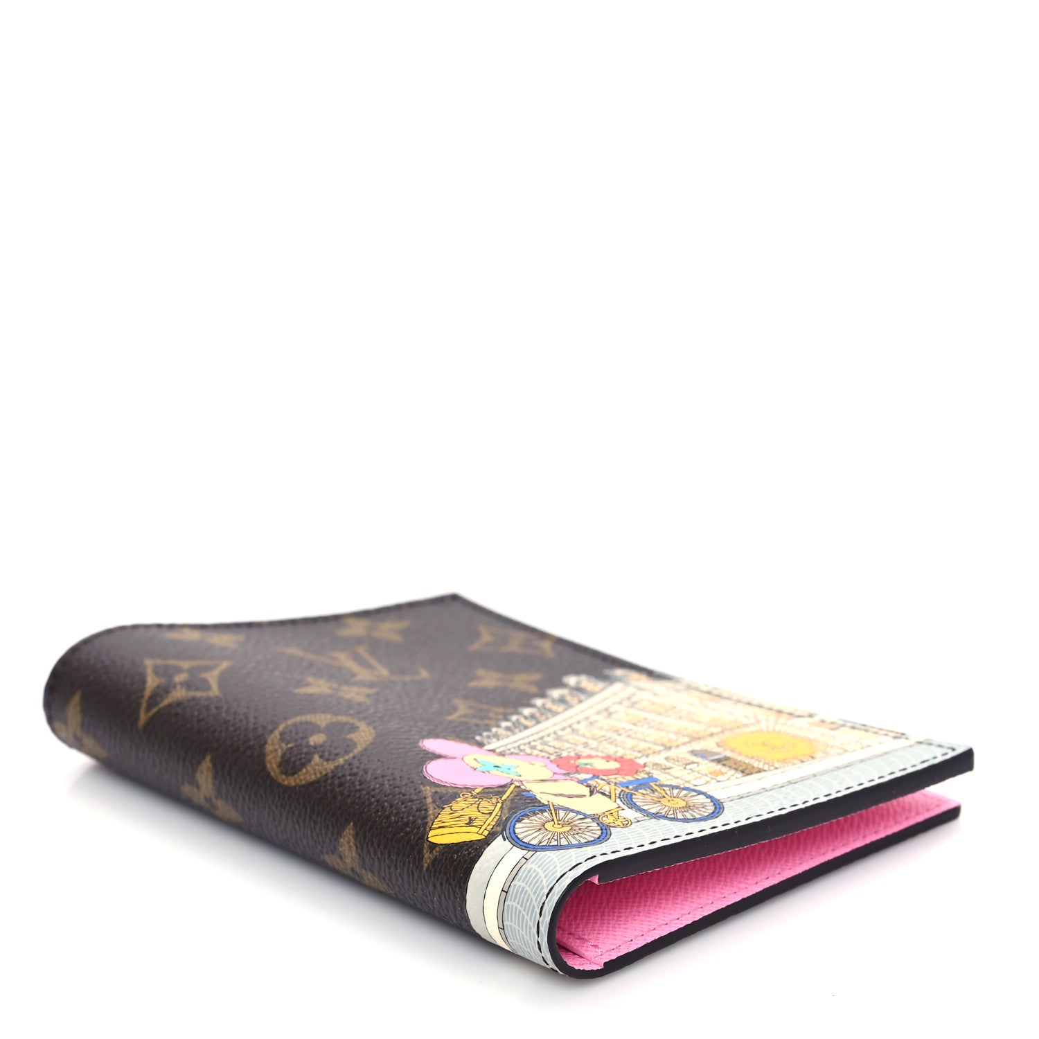 Louis Vuitton Monogram 2022 Christmas Animation Paris Passport Cover Pink 4 of 6