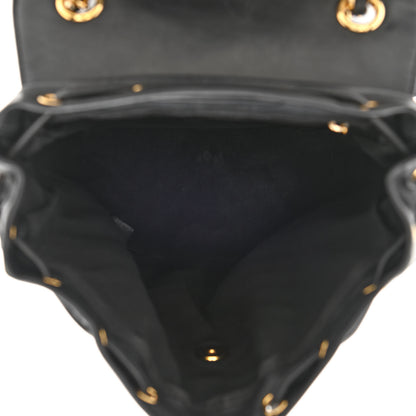 Chanel Calfskin Chevron Quilted Small Urban Spirit Backpack Black 5 of 11