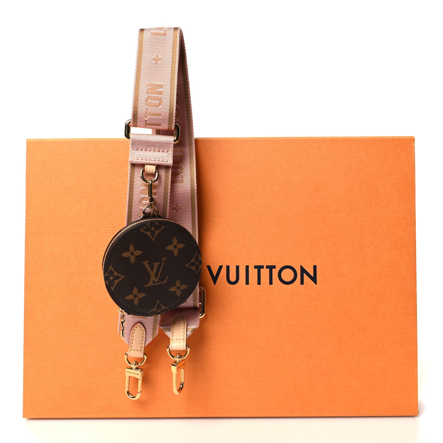 Louis Vuitton Monogram Multi Pochette Accessories Bandouliere Shoulder Strap Rose Clair 4 of 4