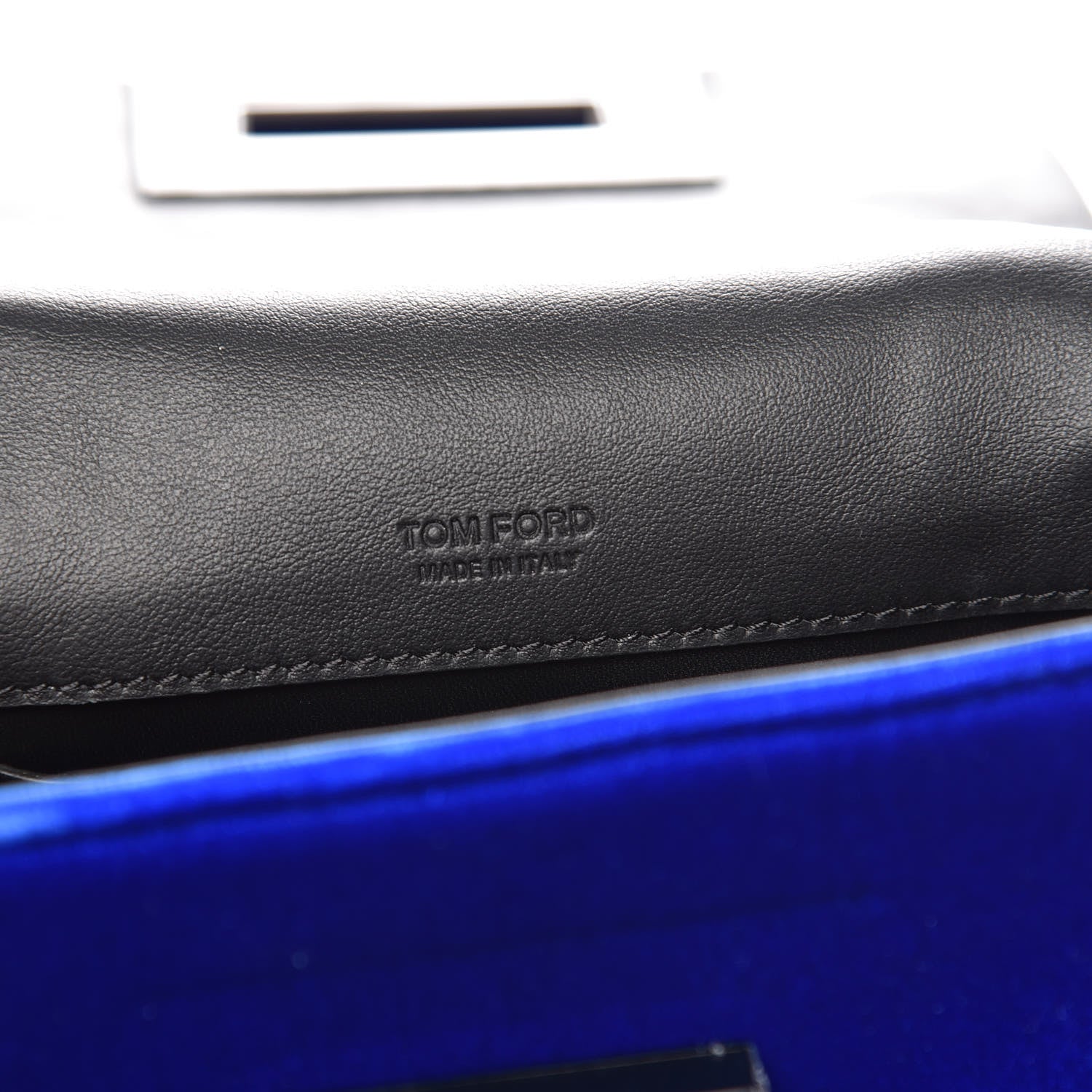 Tom Ford Velvet Mini Natalia Shoulder Bag Imperial Blue 6 of 9