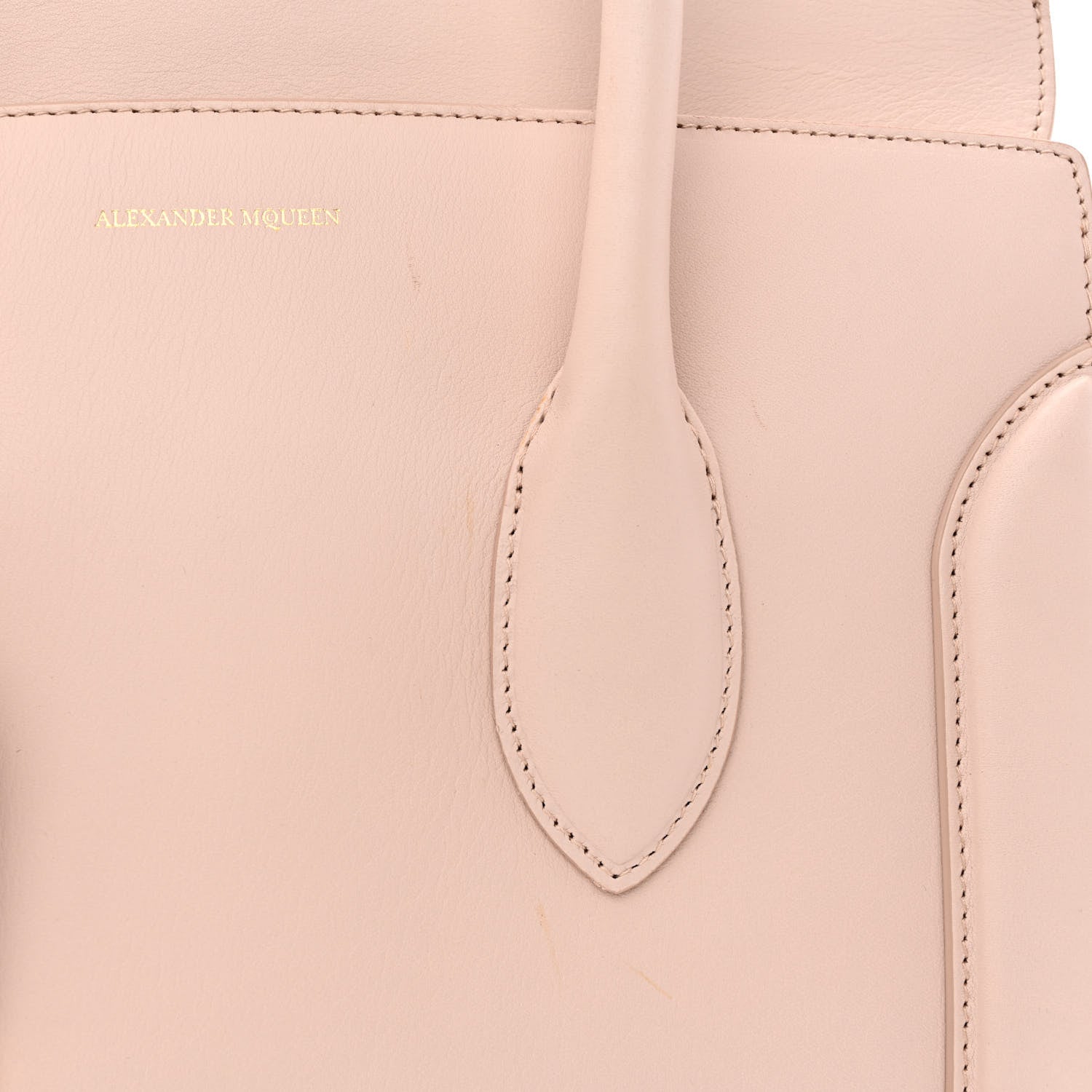 Alexander McQueen Sweet Calfskin Small Heroine 30 Nude 12 of 13