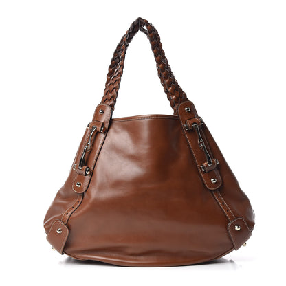 Gucci Calfskin Medium Pelham Shoulder Bag Brown 1 of 11