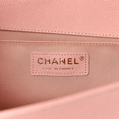 Chanel Caviar Quilted Medium Boy Flap Light Pink 6 of 11