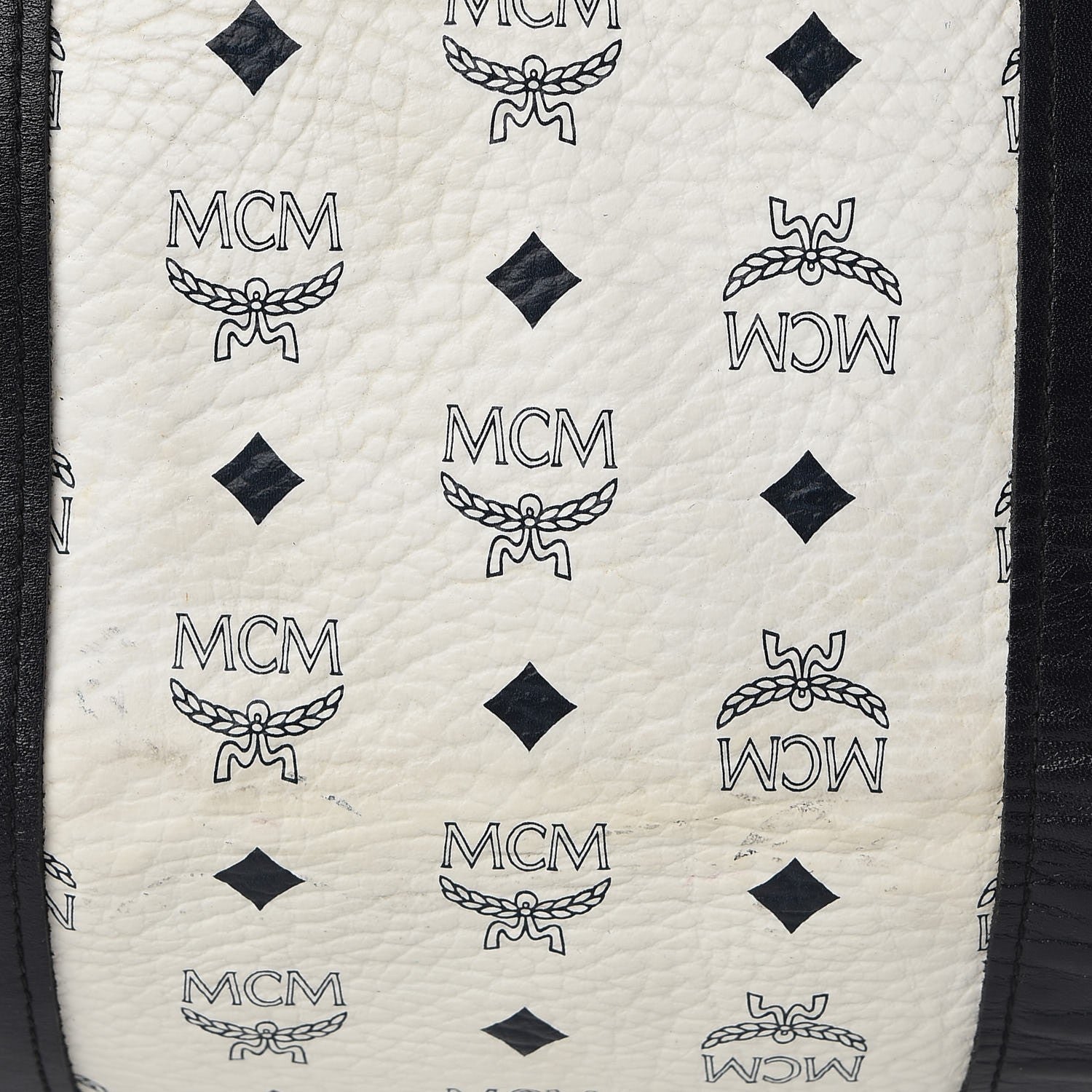 MCM Visetos Weekender Duffle Bag White 19 of 33