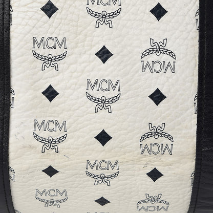 MCM Visetos Weekender Duffle Bag White 19 of 33