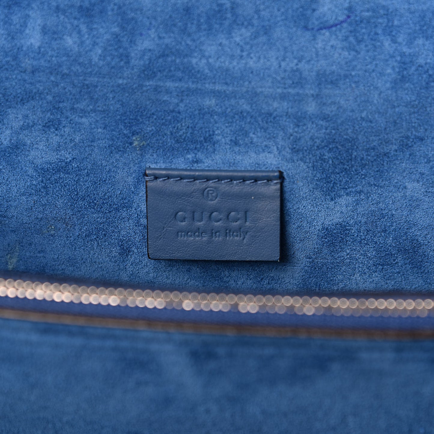 GG Supreme Monogram Medium Dionysus Shoulder Bag Blue