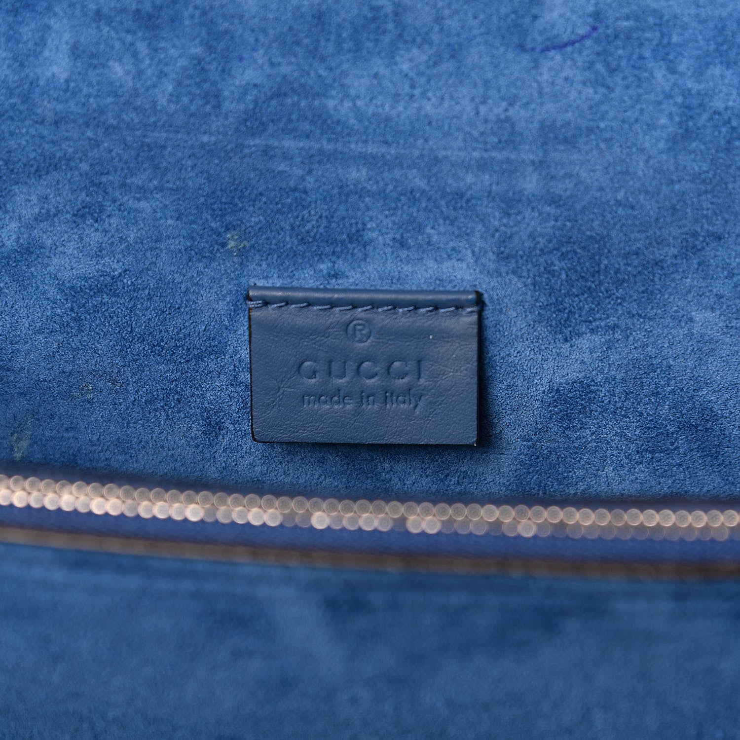 Gucci GG Supreme Monogram Medium Dionysus Shoulder Bag Blue 6 of 11