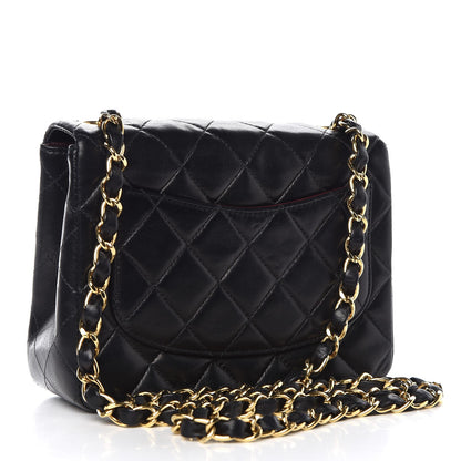 Chanel Lambskin Quilted Mini Square Flap Black 3 of 9