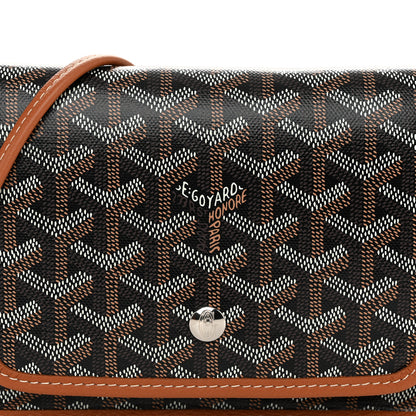 Goyard Goyardine Plumet Wallet Clutch Black Gold 8 of 10