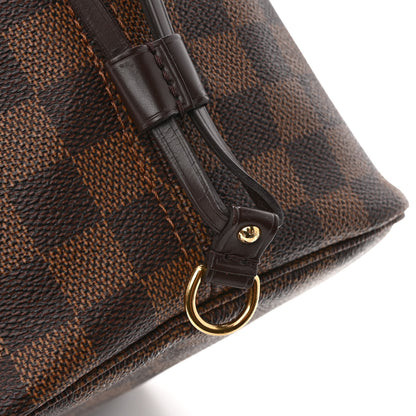 Louis Vuitton Damier Ebene Neo Neverfull MM Rose Ballerine 14 of 14