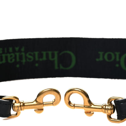Christian Dior Canvas Embroidered Shoulder Strap Green 3 of 4