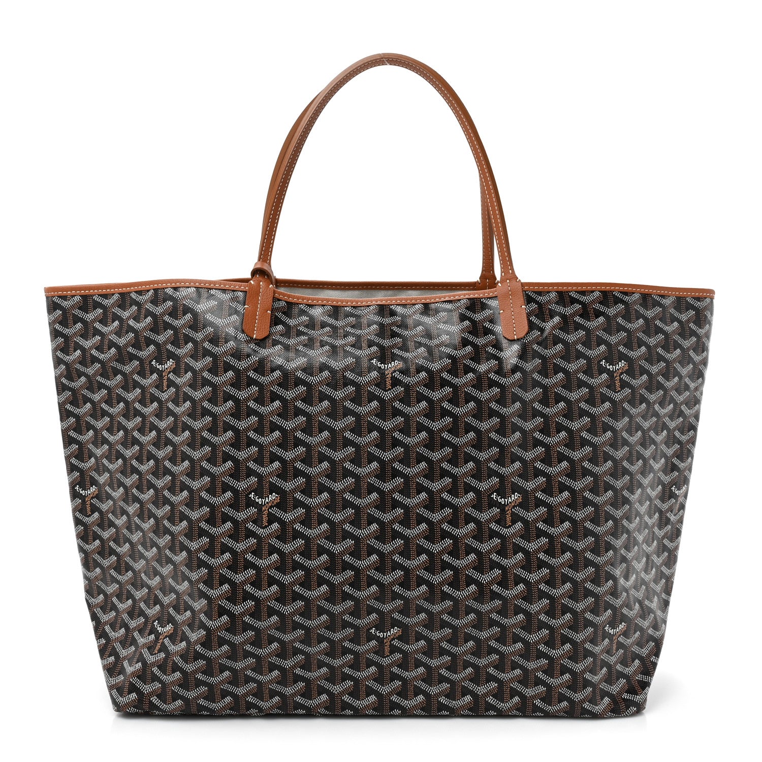 Goyard Goyardine Saint Louis GM Black Gold 2 of 11